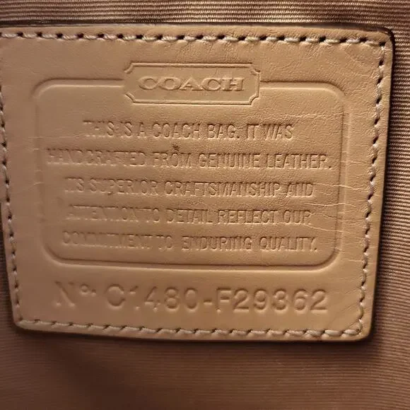 Coach Peyton Rose Leather Shoulder Bag F29362